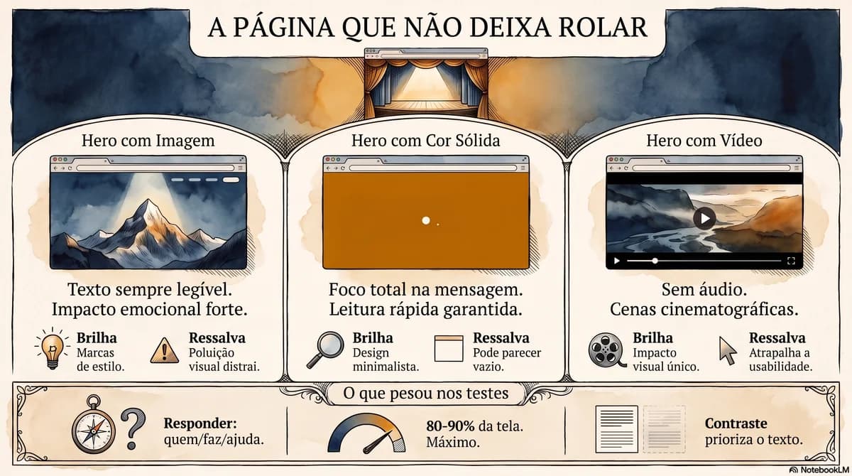 A página que não deixa rolar: o que descobrimos testando o above the fold em sites reais