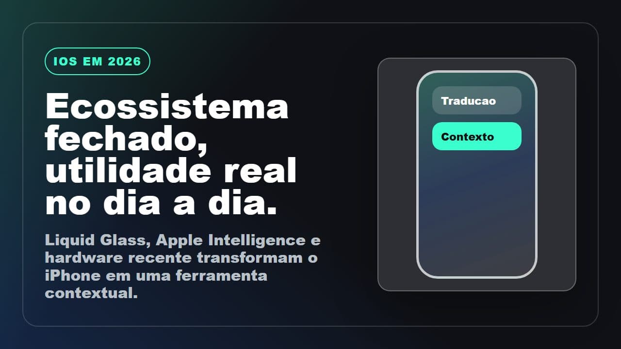 O ecossistema iOS e a utilidade prática dos últimos iPhones